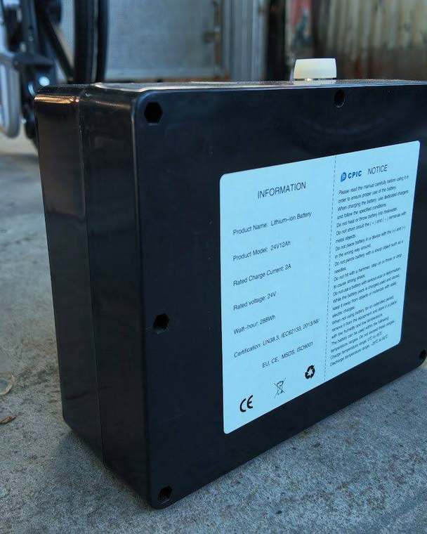 Bộ pin lithium cho xe lăn điện